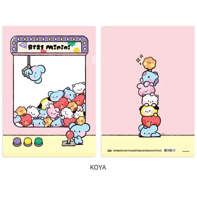 Monopoly x BT21 - Minini L-shaped Folder - Monopoly - Accessories - Harumio