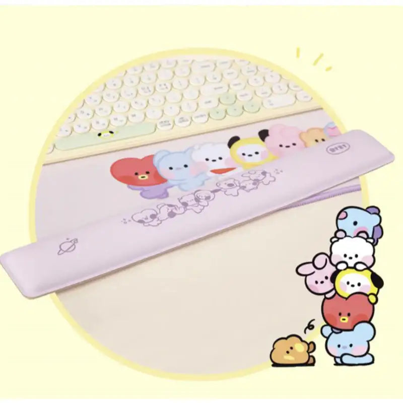 BT21 - Minini Keyboard Wrist Rest Pad - BT21 - Keyboard - Harumio