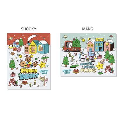 BT21 x Monopoly - Postcard Set - BT21 TOWN