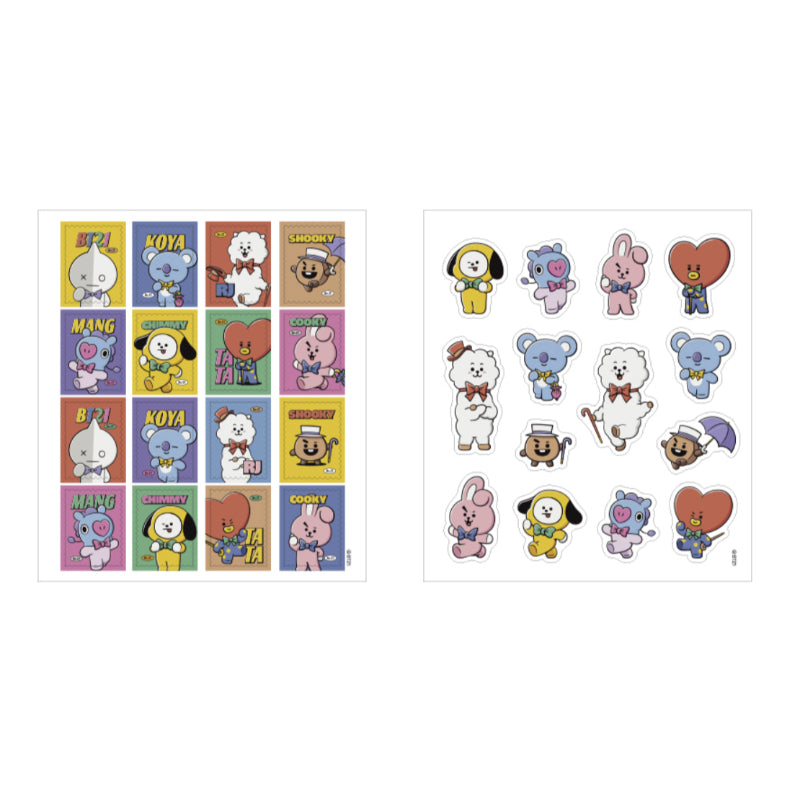 BT21 x Monopoly - Vintage Sticker Set