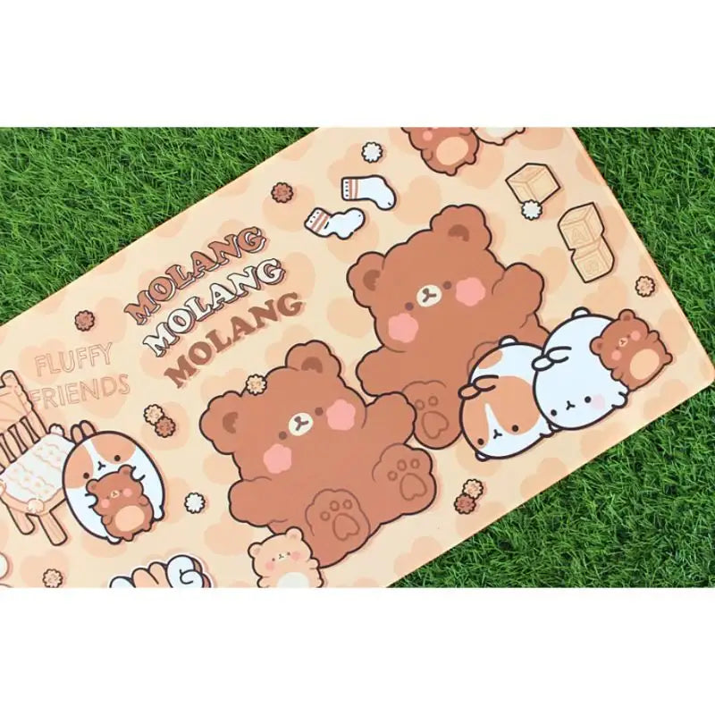 Molang - Teddy Bear Large Mouse Pad - Molang - Mouse Pads - Harumio