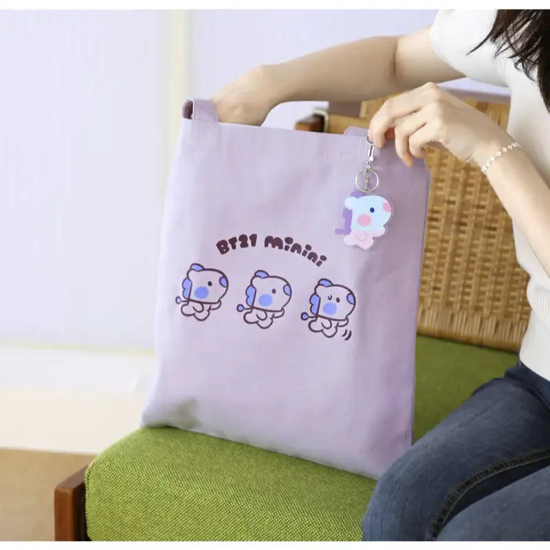 Monopoly x BT21 - Minini Canvas Eco Bag - Monopoly - Bag - Harumio