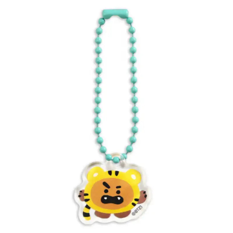 Monopoly X BT21 - Acrylic Simple Key Ring - Tiger - BT21 - Keyrings - Harumio