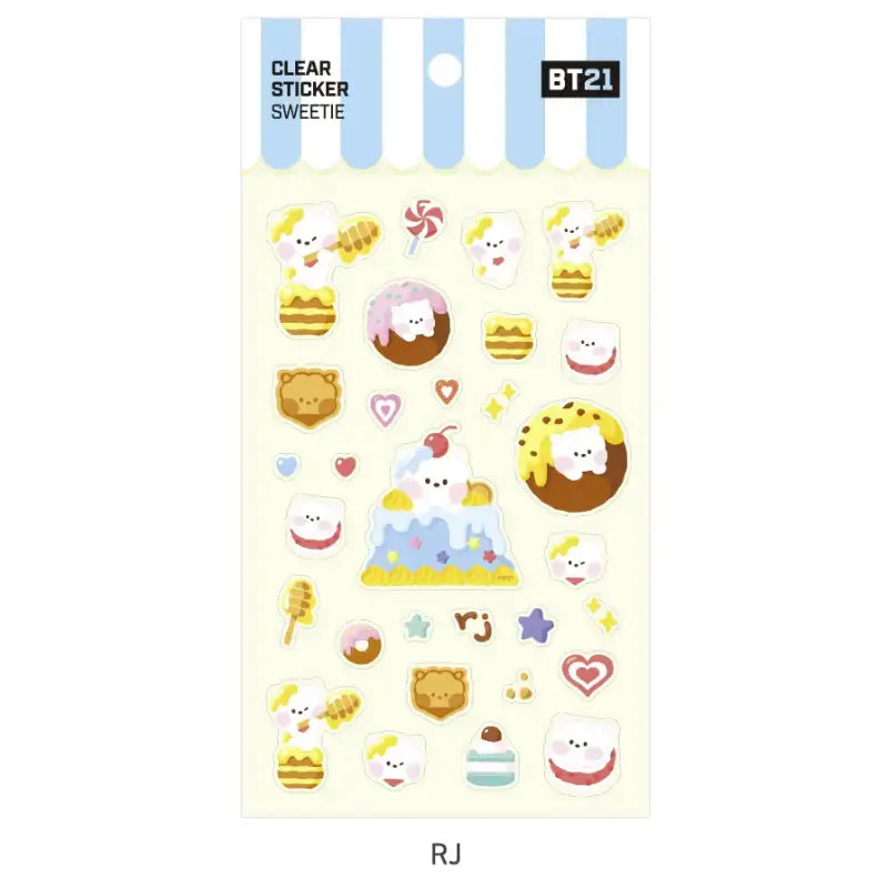 Monopoly x BT21 - Clear Sticker - Sweetie - Monopoly - Stationery - Harumio