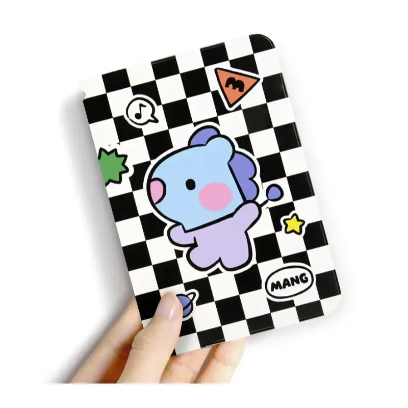 Monopoly x BT21 - Minini Passport Cover - Checkered - Monopoly - Accessories - Harumio