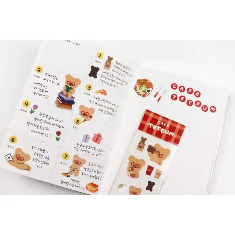 Teteum - Cafe Teteum Sticker - Teteum - Accessories - Harumio