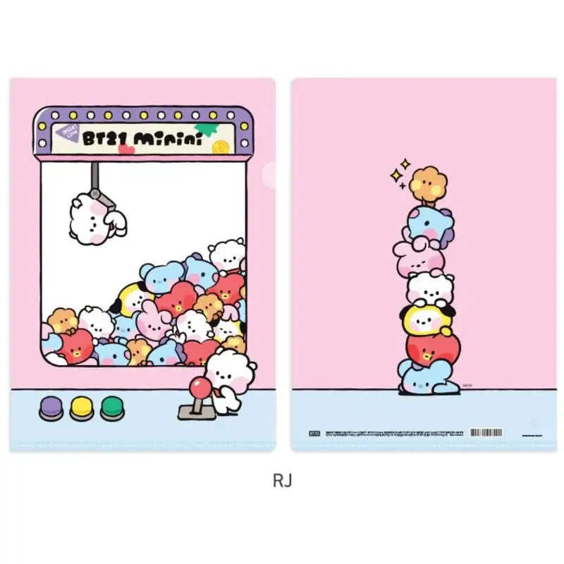 Monopoly x BT21 - Minini L-shaped Folder - Monopoly - Accessories - Harumio