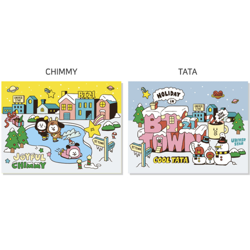 BT21 x Monopoly - Postcard Set - BT21 TOWN