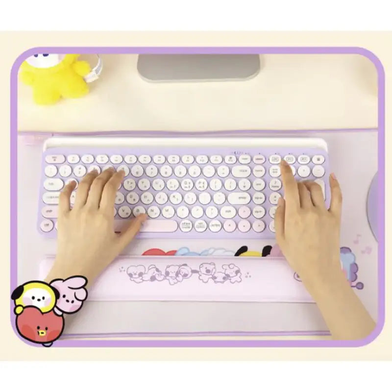 BT21 - Minini Keyboard Wrist Rest Pad - BT21 - Keyboard - Harumio