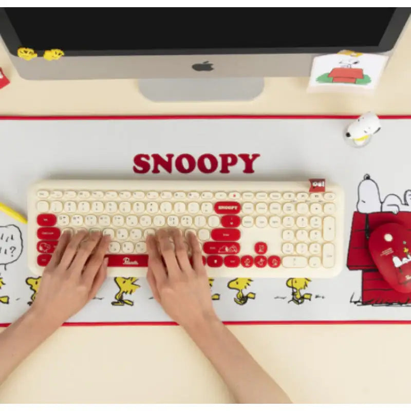 Snoopy Keyless Script Royce X Peanuts - Snoopy 2022 Multi-Pairing Wireless Bluetooth Keyboar ...