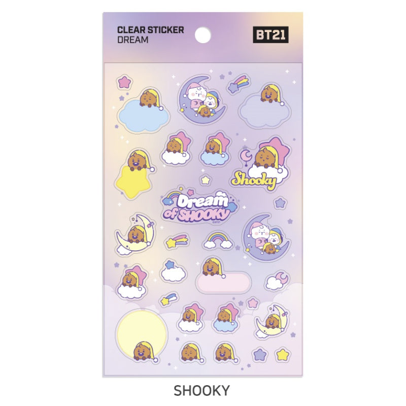 BT21 x Monopoly - Baby Clear Sticker DREAM