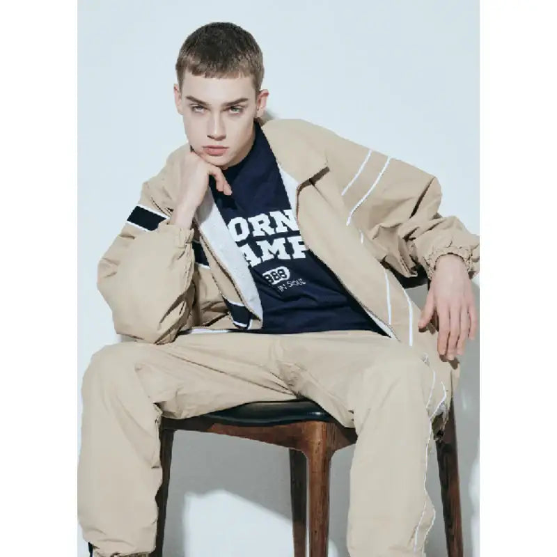 Born Champs x Joohoney - CHMPS Wind Jacket Set-up - Born Champs - Jacket - Harumio