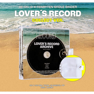 Be On D - 10X10 Exclusive Lover's Record 6 hole Collect Binder
