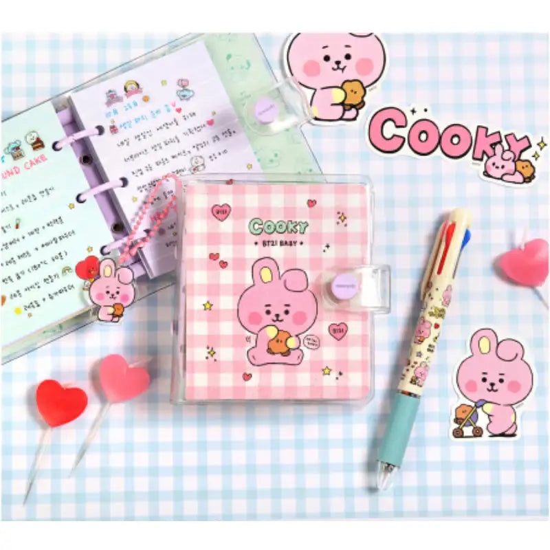 Monopoly X BT21 - 3 Hole Binder Note - Little Buddy - BT21 - Accesories - Harumio