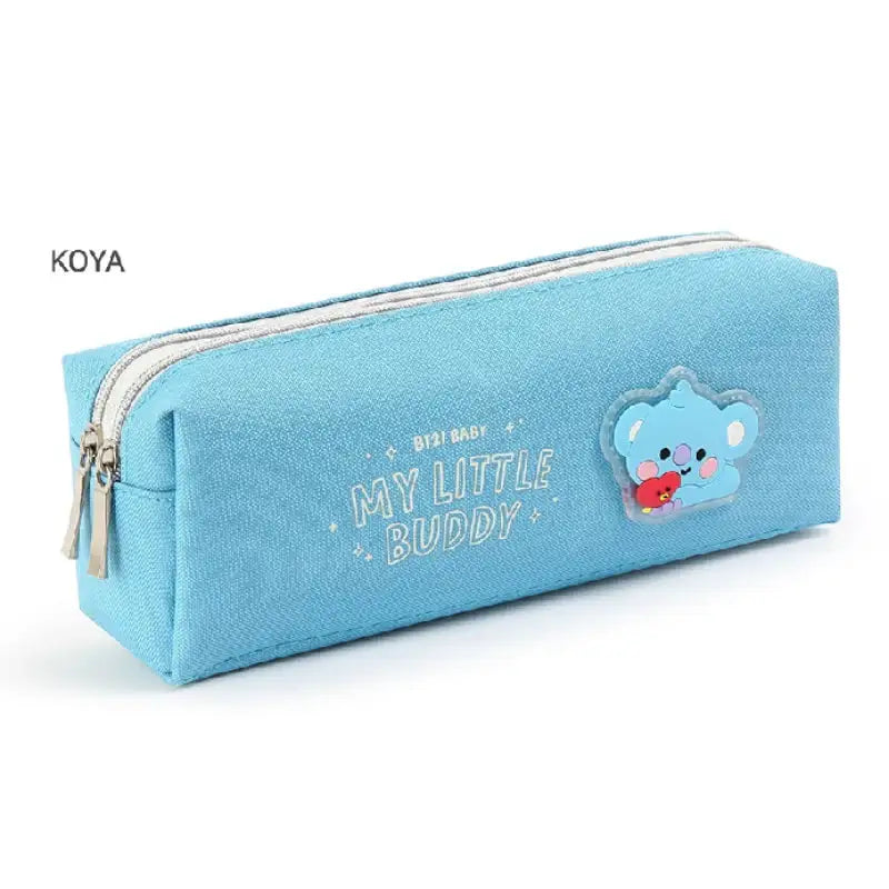 Monopoly X BT21- Twin Pocket Pen Pouch - Little Buddy - BT21 - Accesories - Harumio