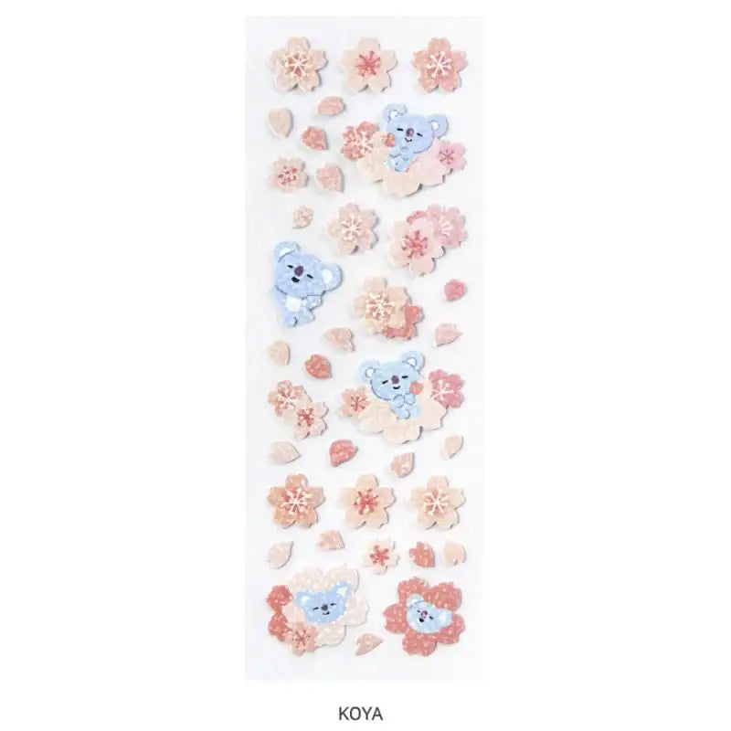 Monopoly x BT21 - Hologram Sticker - Cherry Blossom