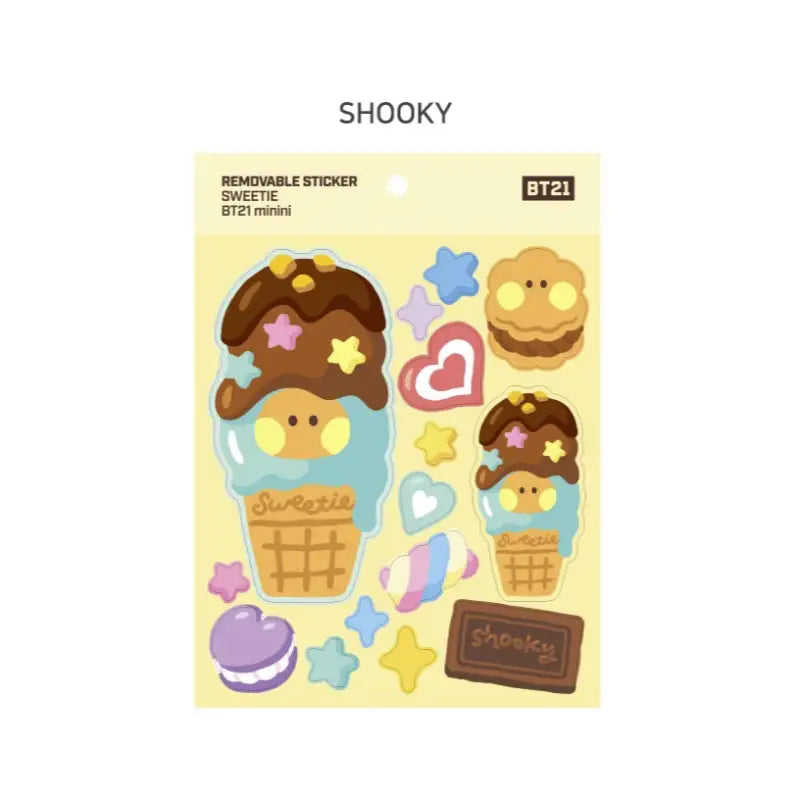 Monopoly x BT21 - Removable Sticker - Sweetie - Monopoly - Accessories - Harumio