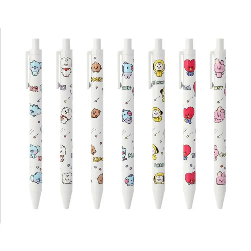 Monopoly X BT21 - Baby Gel Ink Ball Pen 0.38mm Set - BT21 - Accesories - Harumio