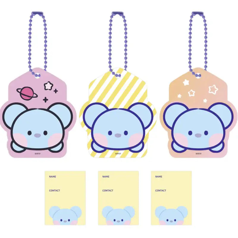 Monopoly x BT21 - Minini Name Tag Set - Monopoly - Accessories - Harumio
