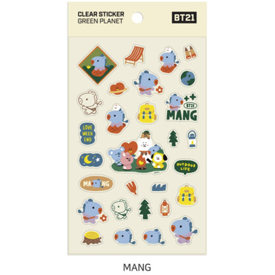 BT21 x Monopoly - Clear Sticker PLANET