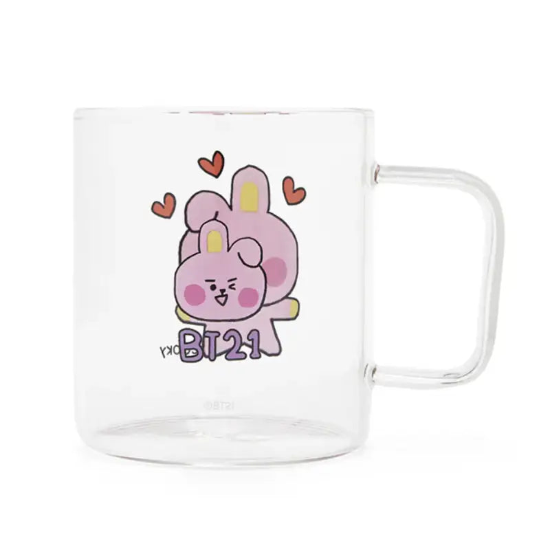 BT21 - Baby Glass Mug And Coaster Set - BT21 - Home & Living - Harumio
