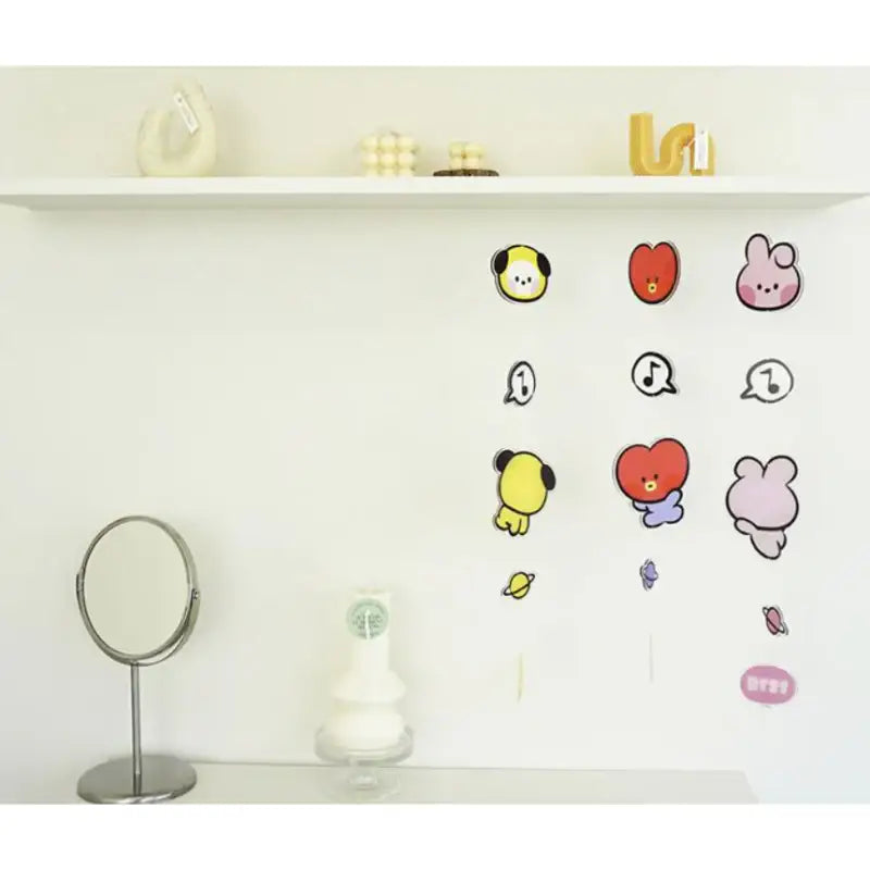 BT21 mini アクリルモビール5個セット 壁天井照明にかける BT21 - Minini Hanging Acrylic Mobile – Harumio