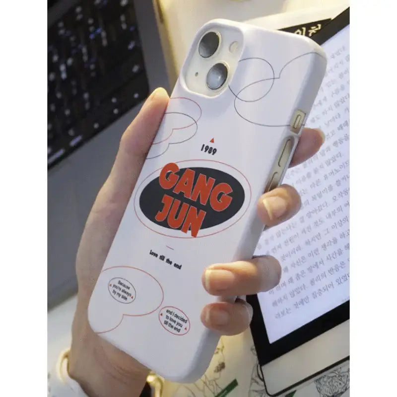Crack X How To Hate Mate - iPhone Cases - GANG JUN - Crack Webtoon - Phone Case - Harumio