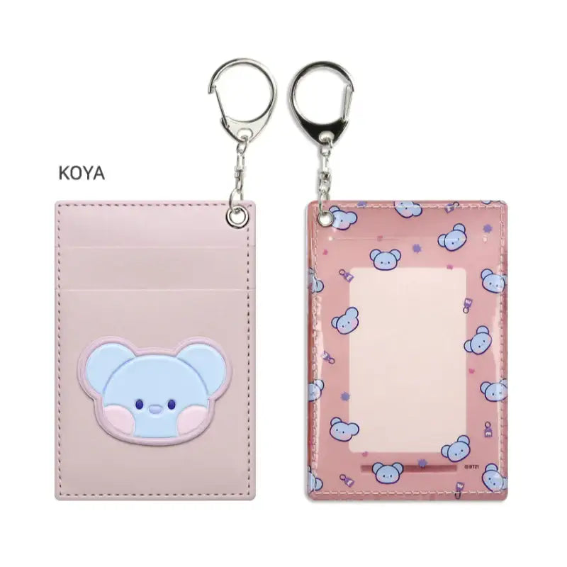 Monopoly x BT21 - Minini Leather Patch Card Holder - Monopoly - Accessories - Harumio