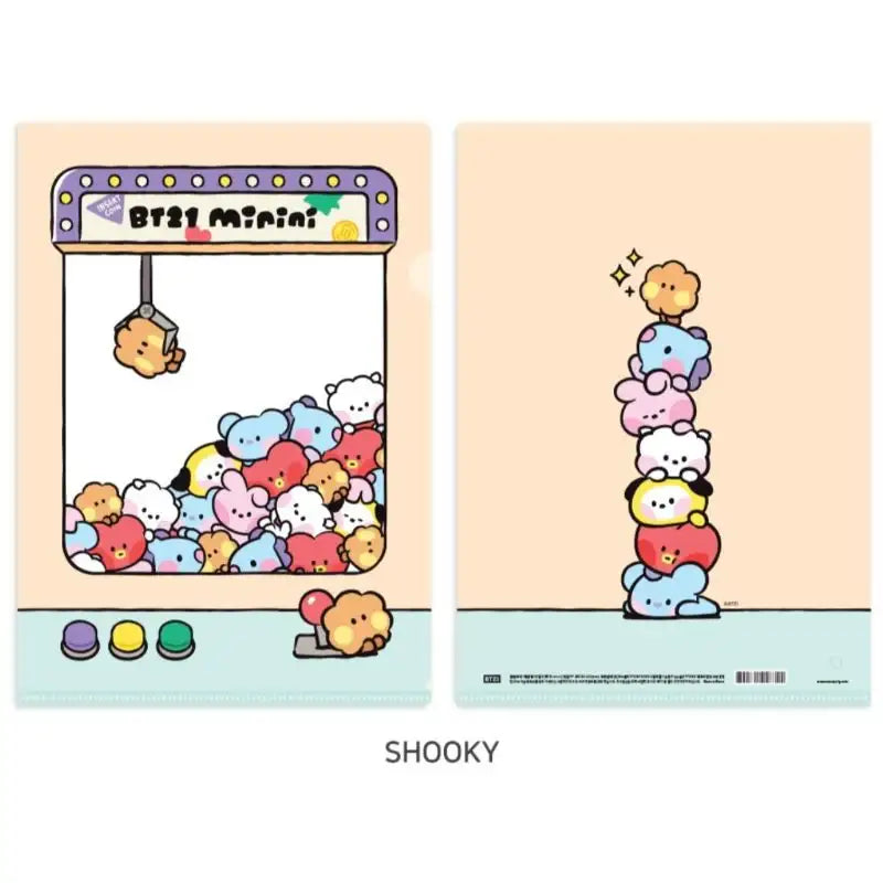 Monopoly x BT21 - Minini L-shaped Folder - Monopoly - Accessories - Harumio