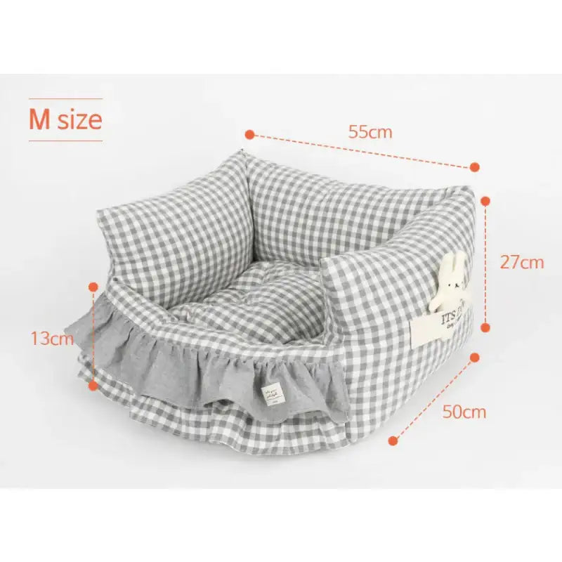 ITSDOG - Kone Ruffle Bed - ITSDOG - Pet Accesories - Harumio