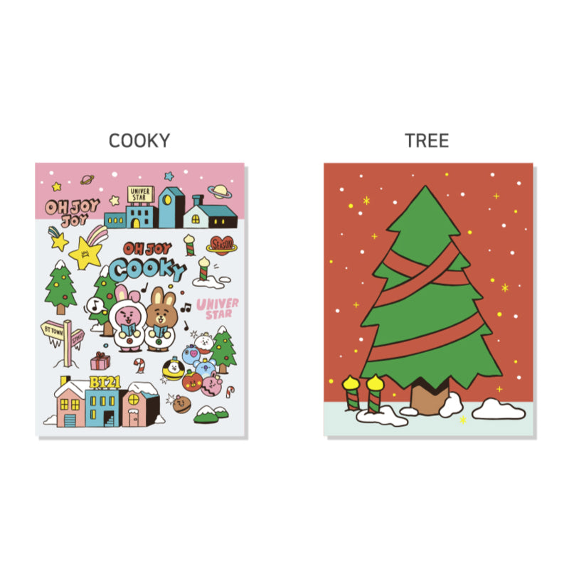 BT21 x Monopoly - Postcard Set - BT21 TOWN
