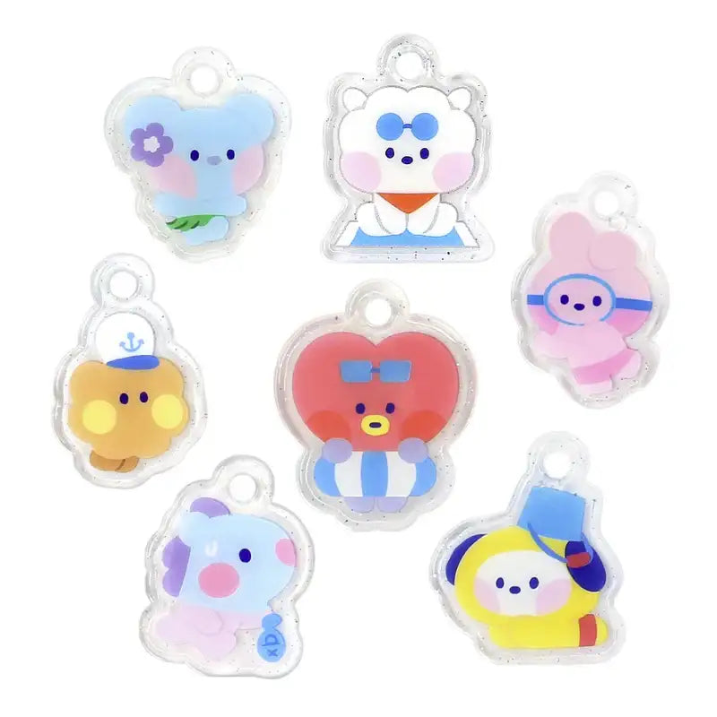 Monopoly x BT21 - Clear Card Pocket - Summer Sky - Monopoly - Stationery - Harumio