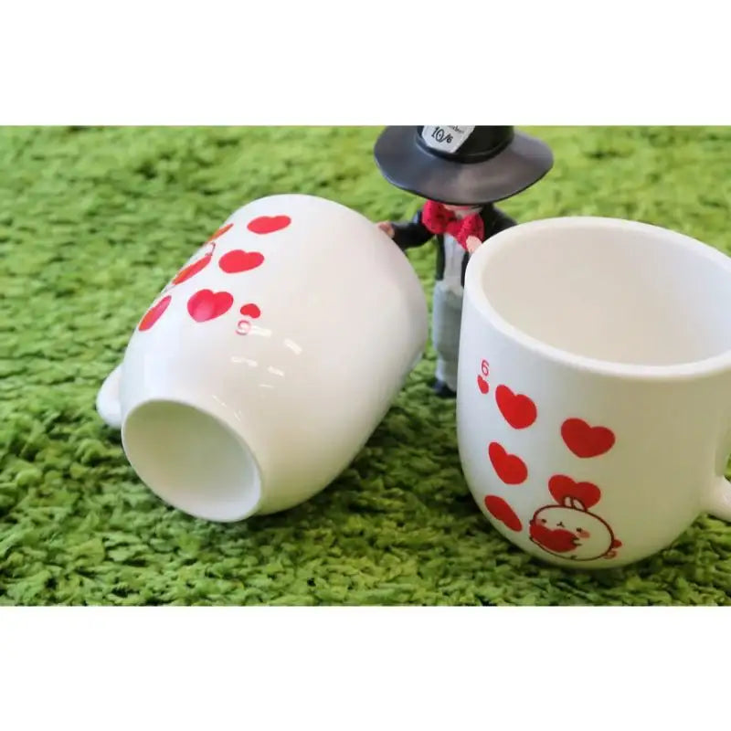 Molang - Heart 6 Mug - Molang - Kitchenware - Harumio