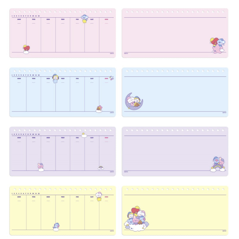 BT21 x Monopoly - Baby Weekly Planner DREAM