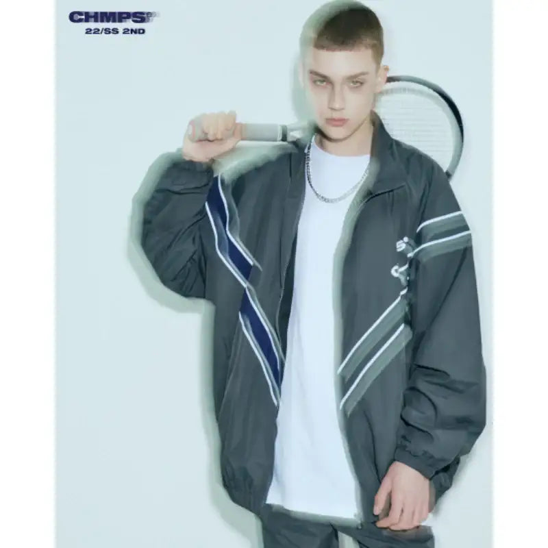 Born Champs x Joohoney - CHMPS Wind Jacket Set-up - Born Champs - Jacket - Harumio