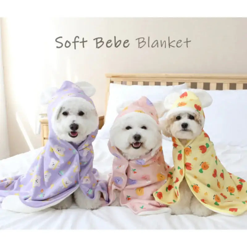ITSDOG - Dog Cat Soft Bebe Hooded Winter Blanket - ITSDOG - Pet Accesories - Harumio