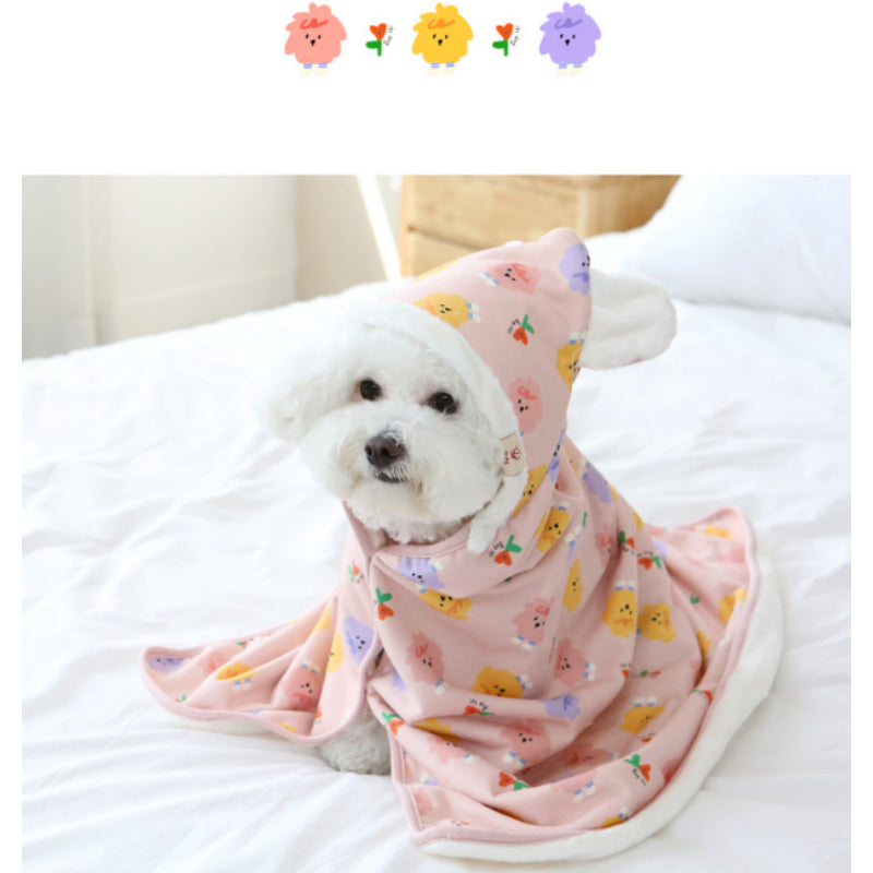 ITSDOG - Dog Cat Soft Bebe Hooded Winter Blanket