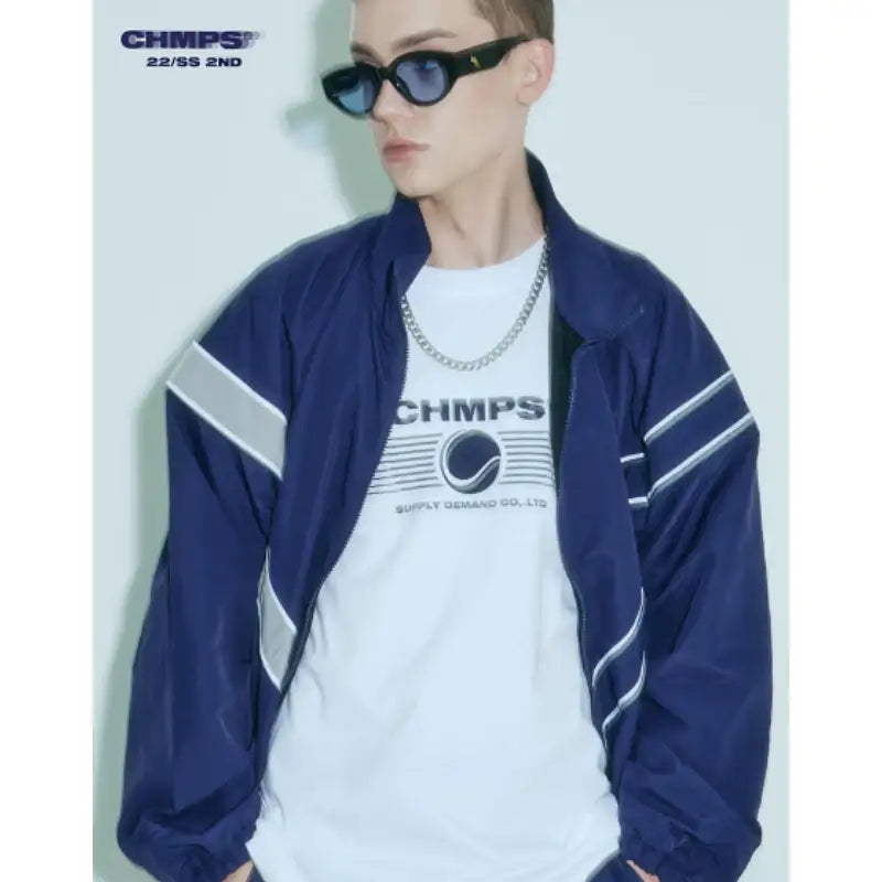 Born Champs x Joohoney - CHMPS Wind Jacket Set-up - Born Champs - Jacket - Harumio