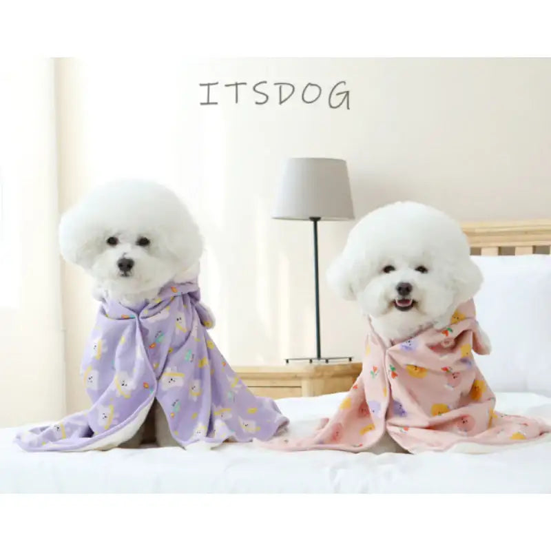 ITSDOG - Dog Cat Soft Bebe Hooded Winter Blanket - ITSDOG - Pet Accesories - Harumio
