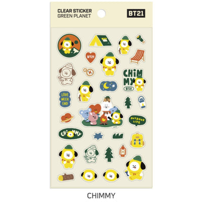 BT21 x Monopoly - Clear Sticker PLANET