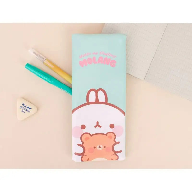 Molang - Simple Flat Pouch - Molang - Pouch - Harumio