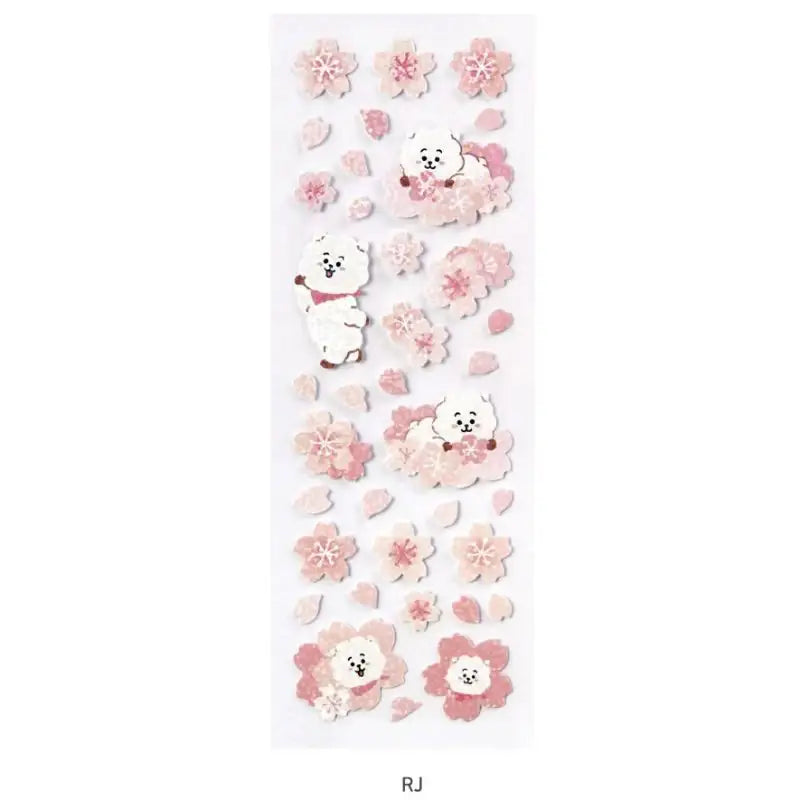 Monopoly x BT21 - Hologram Sticker - Cherry Blossom