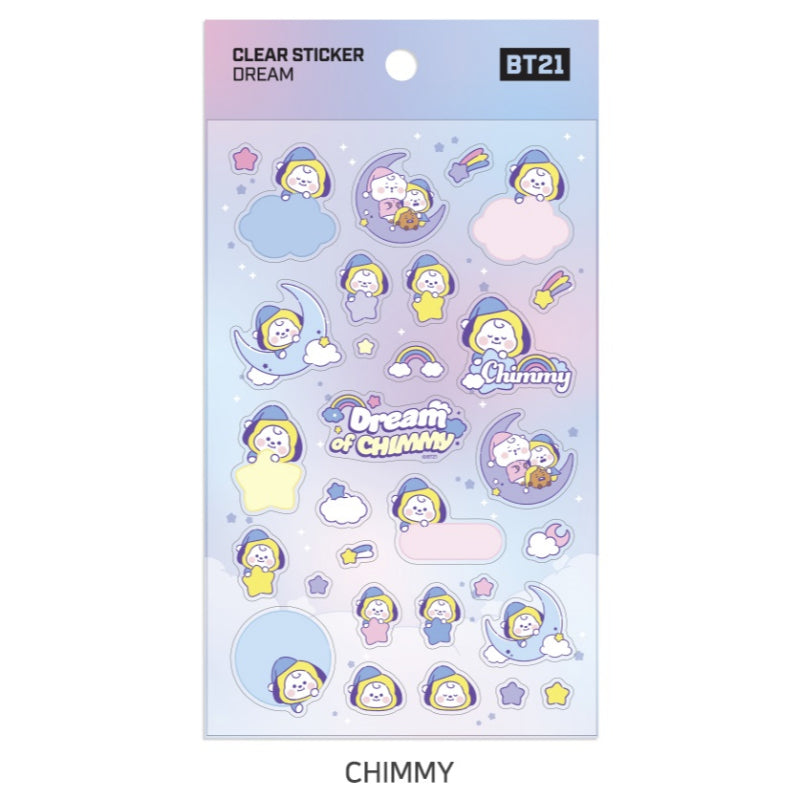 BT21 x Monopoly - Baby Clear Sticker DREAM