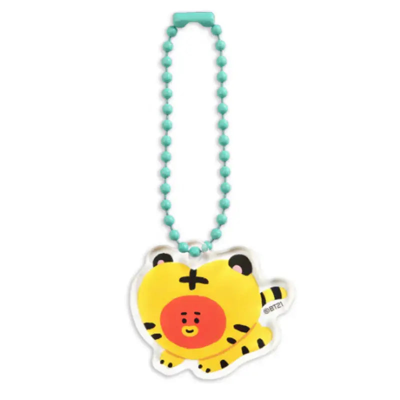 Monopoly X BT21 - Acrylic Simple Key Ring - Tiger - BT21 - Keyrings - Harumio