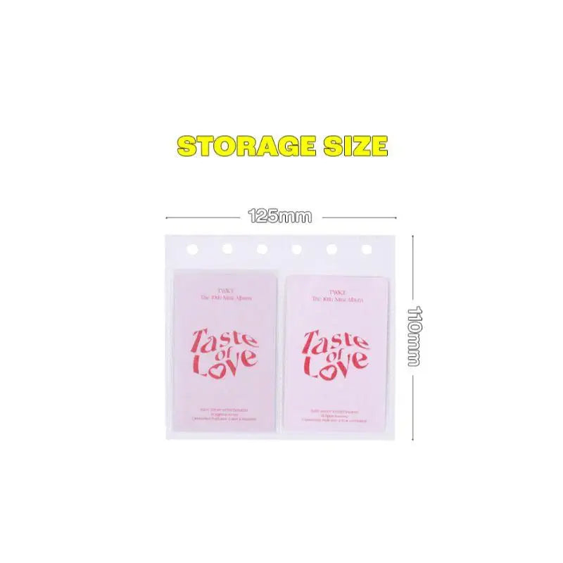 Be On D - 10X10 Exclusive Lover's Record 6 hole Collect Binder - Be On D - collect binder - Harumio