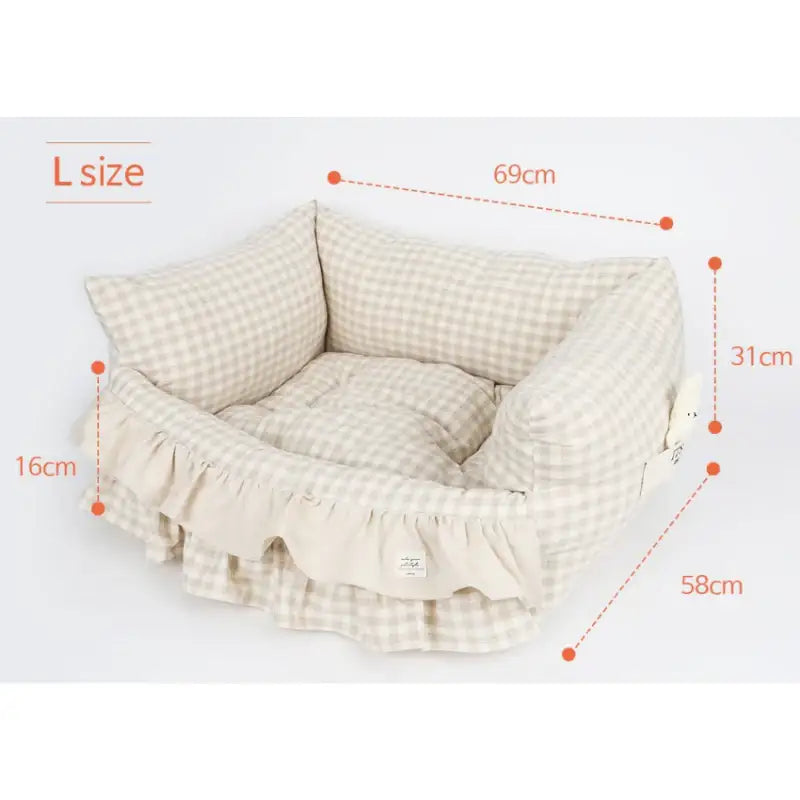 ITSDOG - Kone Ruffle Bed - ITSDOG - Pet Accesories - Harumio
