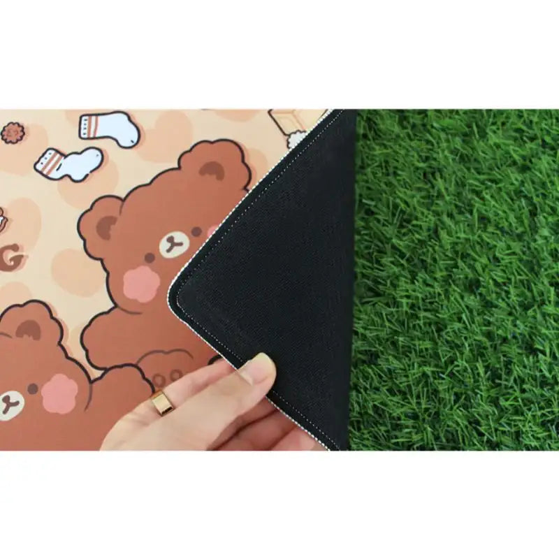 Molang - Teddy Bear Large Mouse Pad - Molang - Mouse Pads - Harumio