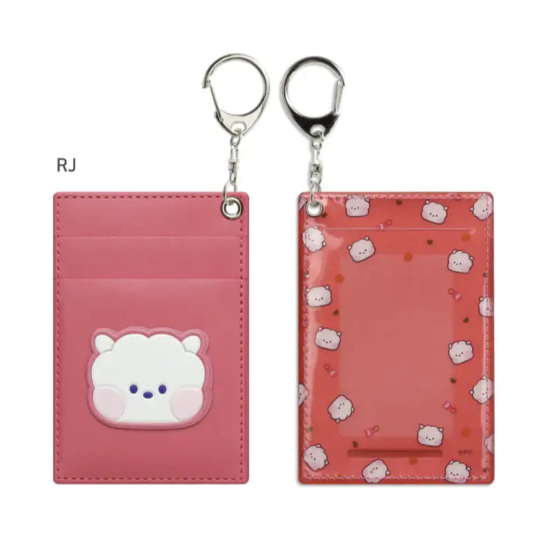 Monopoly x BT21 - Minini Leather Patch Card Holder - Monopoly - Accessories - Harumio
