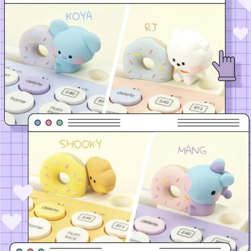 BT21 - Minini Multi Pairing Wireless Keyboard - BT21 - Keyboard - Harumio