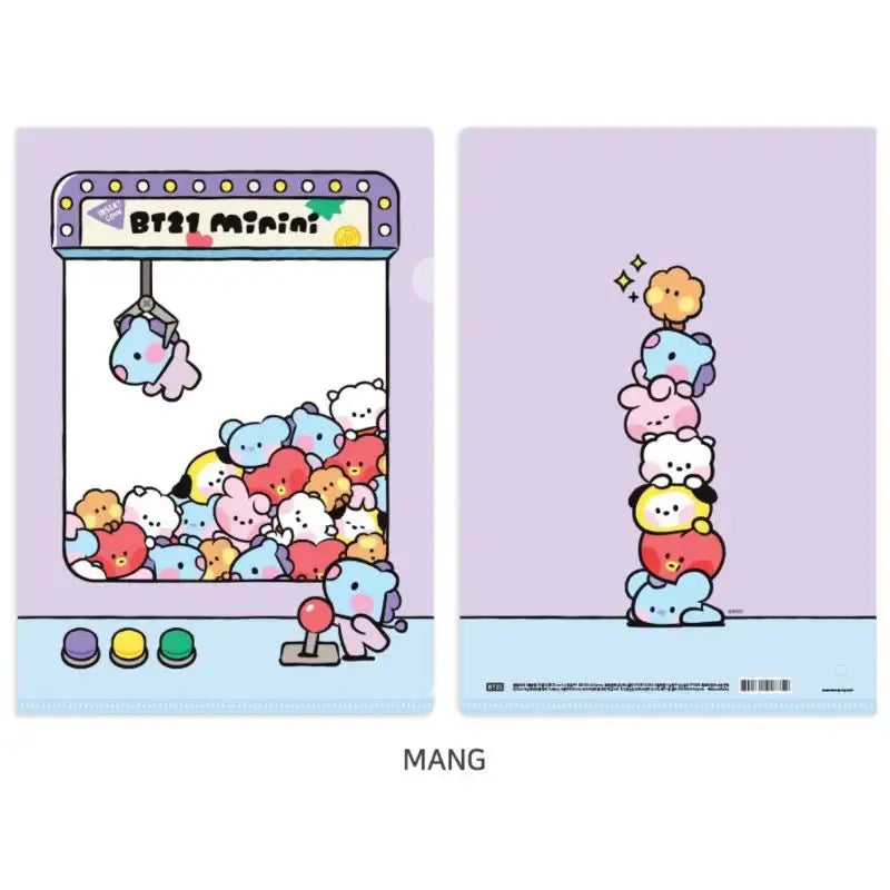 Monopoly x BT21 - Minini L-shaped Folder - Monopoly - Accessories - Harumio